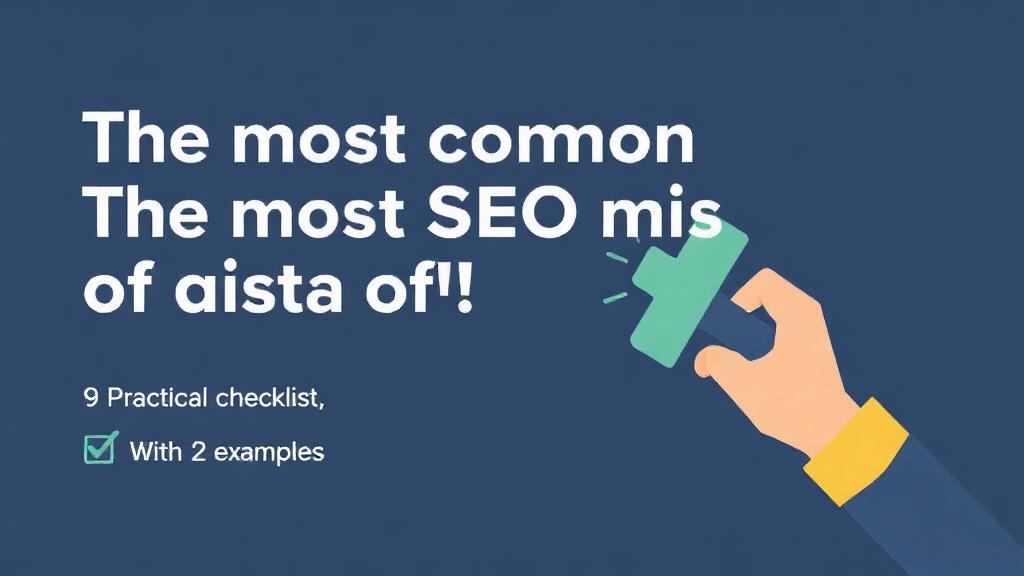 Die häufigsten SEO-Fehler kleiner Unternehmen. 9. Praktische Checklisten, Templates und Beispiele Die häufigsten SEO-Fehler kleiner Unternehmen. 9. Praktische Checklisten, Templates und Beispiele