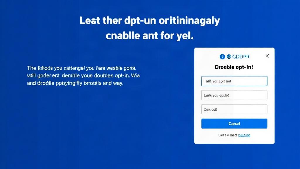 DSGVO-konforme Inbound-Formulare – Double-Opt-In rechtssicher nutzen